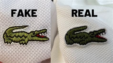 how to spot fake lacoste clothing